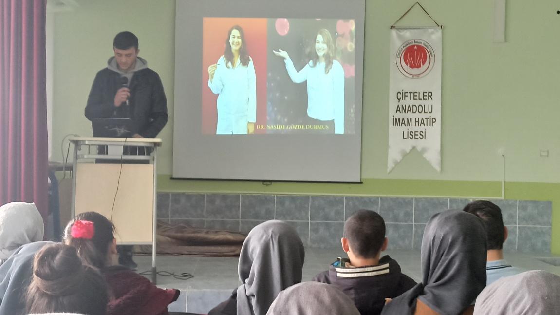 Dr Naside Gozde Durmus U Tanitim Etkinligi Cifteler Anadolu Imam Hatip Lisesi